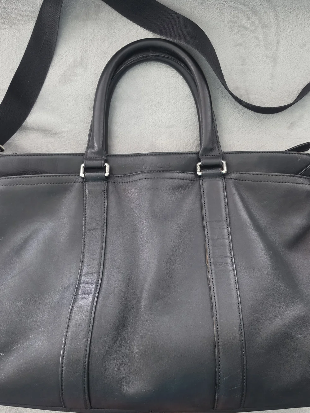 Coach Lexington Leather Metropolitan Tote / Briefcase